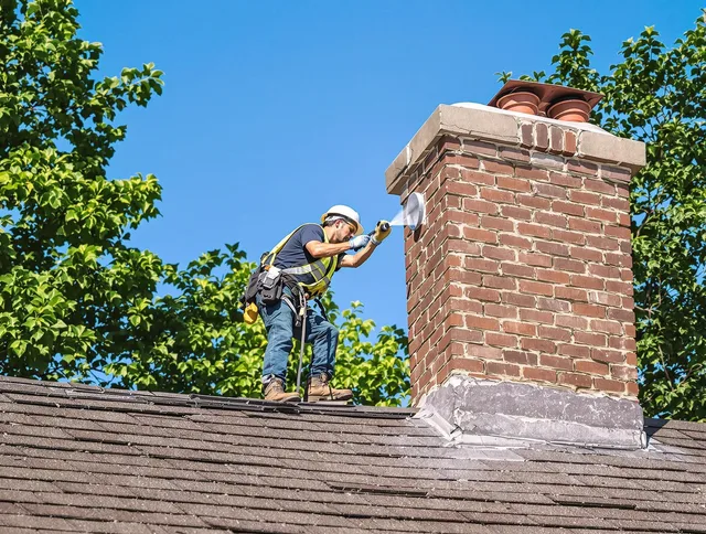 Lewisboro Chimney Sweep performing an inspection with advanced tools in Lewisboro, NY