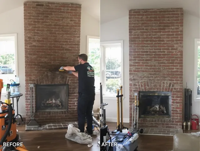 Finished chimney sweeping service by Lewisboro Chimney Sweep in Lewisboro, NY
