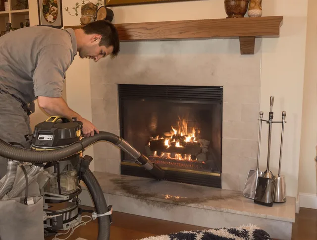 Routine fireplace upkeep by Lewisboro Chimney Sweep in Lewisboro, NY